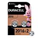 Batterie Duracell Specialized Lithium CR2016N, 2 pezzi