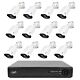 Pacchetto di videosorveglianza NVR PNI House IP716 e 12 telecamere PNI IP125 con IP, 5 MP