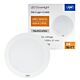 Plafoniera LED PNI D-Light CL2425 24W, rotonda, 4200K, alimentazione 230V, 2640 lm, bianco neutro, diametro 29 cm