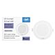 Faretto LED PNI D-Light CL2507 6W, da incasso, rotondo, 120,5*28,4mm, 4200K, alimentazione 230V, 660 lm, bianco