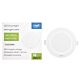 Faretto LED PNI D-Light CL2518 18W, da incasso, rotondo, 220,7*28,9mm, 6400K, alimentazione 230V, 1980 lm, bianco