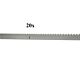 Rack in metallo PNI CRP130 da 20m per automazione autoportante dei gate