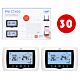 Bax con 30 termostati intelligenti wireless PNI CT400