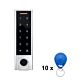 Pacchetto tastiera di controllo accessi PNI DK350 con applicazione Wi-Fi Tuya e tag 10bc TEM01 125 KHz 64 bit