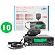 Basso con 10 pezzi stazione radio CB PNI Escort High