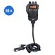Scatola con 10 pezzi di stazione radio CB portatile PNI Escort HP 62