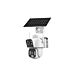 Telecamera di videosorveglianza PNI IP452 AOV 2MP e 4G a doppia lente con pannello solare