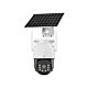 PNI IP464S Telecamera di videosorveglianza Black Light 4MP e 4G con pannello solare e batteria