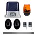 Il kit di automazione per cancelli PNI AP800D include motore a cremagliera da 4 m, fotocellule, telecomando, lampada, 230 V sviluppa 1100 N e 8