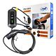 Caricabatterie portatile PNI KW3, 16A, 3,5KW, per auto elettriche, 230V, monofase, cavo tipo 2 e connettore IEC62 a 5 pin