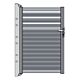 Cancello pedonale in alluminio PNI MAB900 Lunghezza 0,9 m e altezza 1,5 m