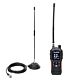Pacchetto radio CB portatile PNI Escort HP 102 multi standard, 4W, 12V-24V, AM-FM con antenna CB PNI Extra 40 con magneti