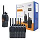 Kit di 6 stazioni radio portatili PNI PMR R40 PRO batterie, caricabatterie e auricolari inclusi