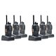 Kit di 6 stazioni radio portatili PNI PMR R40 PRO batterie, caricabatterie e auricolari inclusi