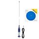 Pacchetto antenna CB Sirio SUPER 9 con farfalla, lunghezza 155 cm e Sticky Pad Blu incluso