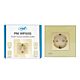 Presa da incasso semplice PNI WP101G con cornice in vetro, colore oro dorato, 16A 3000W