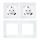 PNI SmartHome WP202 WiFi SmartHome WP202 WiFi Kit doppia presa con telaio da incasso controllo internet
