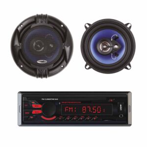 Pacchetto radio MP3 Car Player PNI Clementine 8440 4x45w + Altoparlanti per auto coassiali PNI HiFi650, 120W