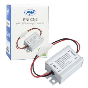 Convertitore di tensione PNI CN5 ingresso 24V uscita 12V corrente 5A