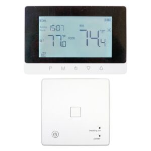 Termostato intelligente wireless PNI CT50S PRO, con WiFi, per impianti di riscaldamento, isteresi minima 0,1°C, controllo tramite Tuya