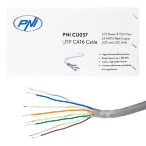 Cavo UTP CAT6 PNI CU057 in Rame 0,57mm