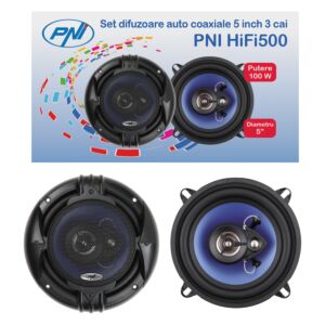 Altoparlanti auto coassiali PNI HiFi500, 100W