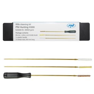 Kit pulizia armi PNI Hunting H300 con 3 spazzole incluse per la carabina