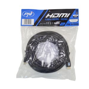 Cavo HDMI PNI H1000 ad alta velocità 1,4 V, plug-in, Ethernet, placcato in oro, 10 m