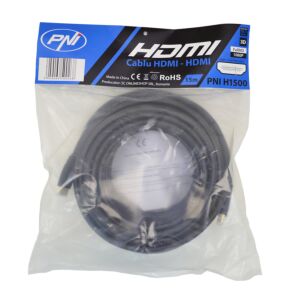 Cavo HDMI PNI H1500 1.4V ad alta velocità, plug-in, Ethernet, placcato in oro, 15m