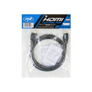 Cavo HDMI PNI H150 ad alta velocità 1,4 V, plug-in, Ethernet, placcato in oro, 1,5 m