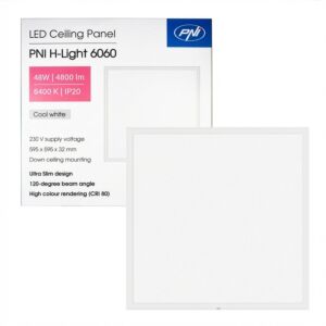 PANNELLO LED PNI H-Light 6060 48W