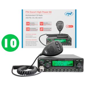 Basso con 10 pezzi stazione radio CB PNI Escort High