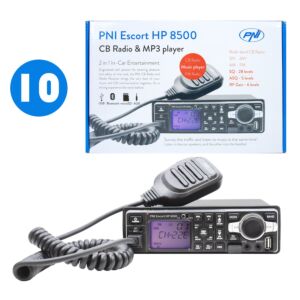 Borsa con 10 stazioni radio CB e lettore MP3 PNI
