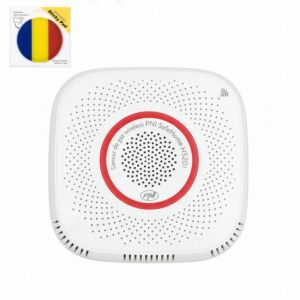 Pacchetto sensore di gas metano PNI SafeHouse HS201 (CH4) con Wi-Fi, Tuya Smart + bandiera adesiva