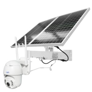Telecamera di videosorveglianza PNI IP65 con pannello solare