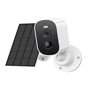 Telecamera di videosorveglianza PNI IP775S 5MP, pannello solare, batteria integrata, slot per scheda micro SD, visione notturna, audio