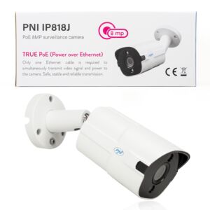 Telecamera di videosorveglianza PNI IP818J, POE