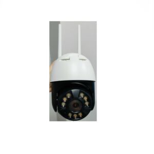 Telecamera di videosorveglianza wireless PNI IP845, Black Light, WiFi, PTZ, slot micro SD da 4 MP, standalone, app ICSee