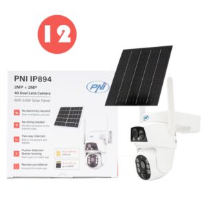 Confezione da 12 telecamere di videosorveglianza