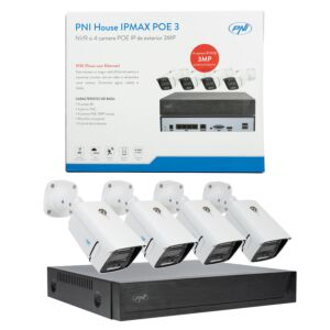 Kit di videosorveglianza PNI House IPMAX POE 3