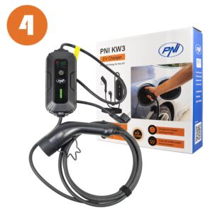 Scatola con 4 caricabatterie portatili PNI KW3