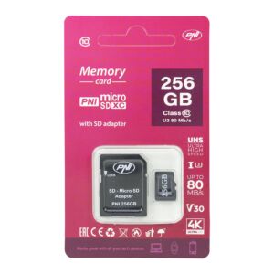 Scheda di memoria MicroSD PNI 256GB