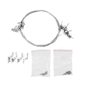 Set perno di sospensione PNI P0606 Pannello LED 4 fili d'acciaio