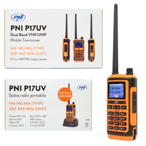 Stazione radio portatile VHF/UHF PNI P17UV