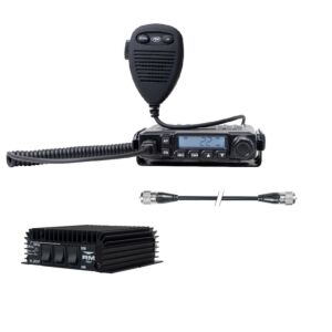 Pacchetto Stazione radio CB PNI Escort HP 6500 PRO, ASQ, VOX, NRC + Amplificatore RX-TX KL203P, AM-FM-SSB, 100W, 12V e cavo 
