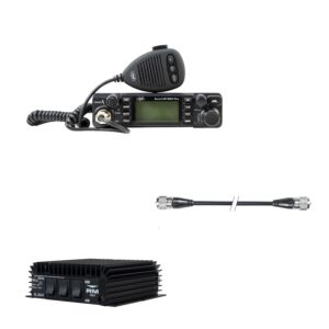 Pacchetto Stazione radio CB PNI Escort HP 9001 PRO, ASQ + Amplificatore RX-TX KL203P, AM-FM-SSB, 100W, 12V e cavo PNI R50