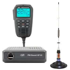 Stazione radio CB PNI Escort HP 65 e antenna CB PNI