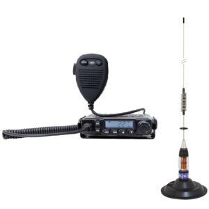 Pacchetto stazione radio CB PNI Escort HP 6500 PRO, ASQ, VOX, NRC con antenna CB PNI ML70 con magnete