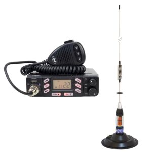 Pacchetto stazione radio CB PNI Escort HP 6800 ASQ, 12/24 V con antenna CB PNI ML70 con magnete
