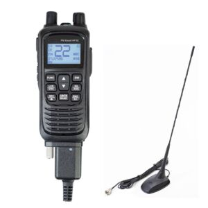 Kit stazione radio CB portatile PNI Escort HP 92 multi standard 4W, 12-24V AM-FM con antenna CB PNI Extra 48 con magnete